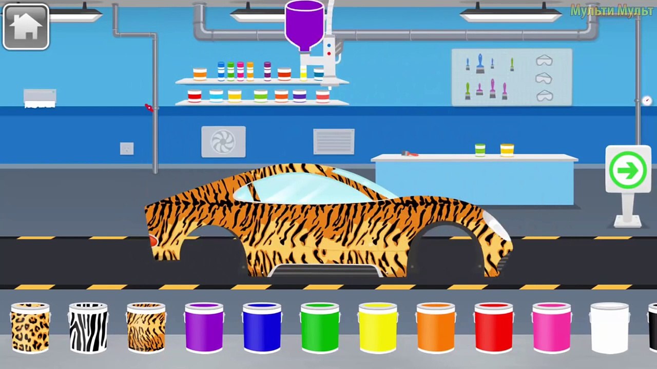 Kids Garage Fire Truck Car Driving for Kids | Cars Fory School Bus - Best iOS Game App for Kids