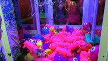 How many neon rubber toys will we win? - Claw Machine Wins