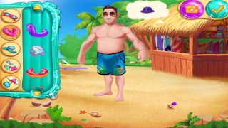 Fun Baby Care - Kids Beach Party Learn Educational Video Dress up Make A Sand Castle Summer Vacation