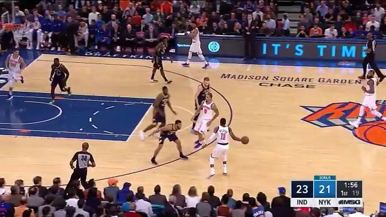 Oladipo Finishes Through Contact