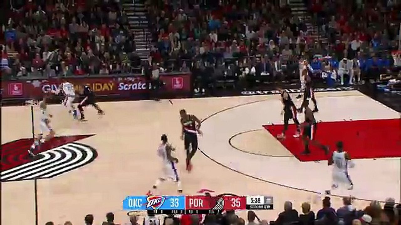 Nurkic Blocks Westbrook