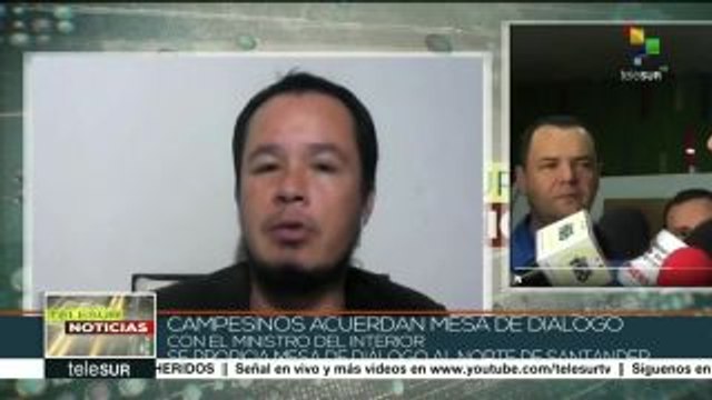 Cesan campesinos paro indefinido en el Catatumbo