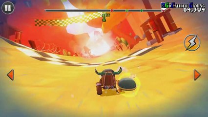 Angry Birds GO Android Walkthrough - Part 24 - STUNT: Track 3