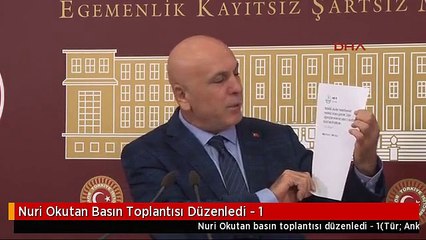 Nuri Okutan Basın Toplantısı Düzenledi - 1