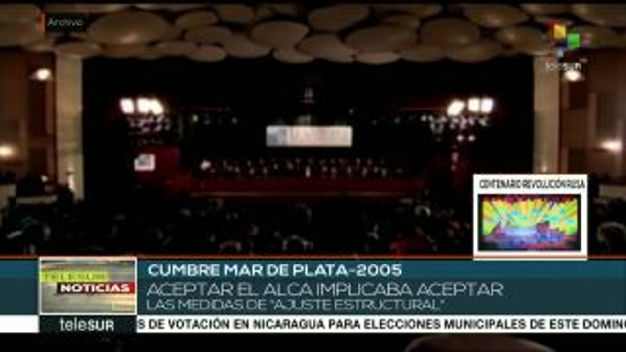 Hace 12 años Hugo Chávez rechazó el ALCA con su frase: "¡ALCarajo!"