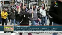 Estadounidenses marchan en rechazo al gobierno de Donald Trump