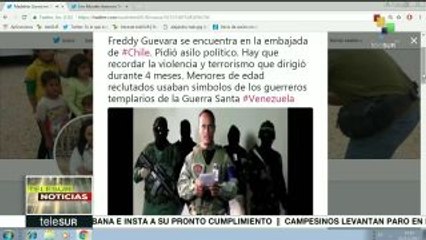 Diputado opositor Freddy Guevara ha impulsado violencia en Vzla.