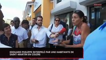 Saint-Martin : Edouard Philippe interpellé par une habitante en colère (vidéo)