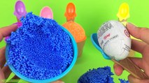 Learn Colors Ice Cream Play Foam Surprise Cups Kinder Joy Toy Story Hello Kitty Monster University