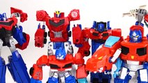 TRANSFORMERS TOYS OPTIMUS PRIME ROBOTS IN DISGUISE, CRASH COMBINERS, POWER SURGE, RESCUE BOTS TRUCKS