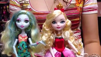 Распаковка Эпл Уайт Apple White Ever After High обзор на русском