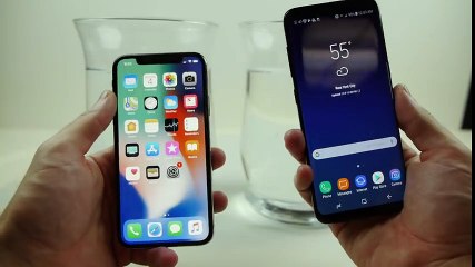 iPhone X vs Samsung Galaxy S8 Water Freeze Test! - What Will Happen