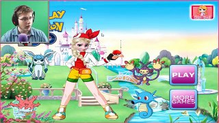 Elsa Plays Pokemon Go! Mario Tror! Pou Baby! | Weird Internet Games w/ Mithzan & Shubble!