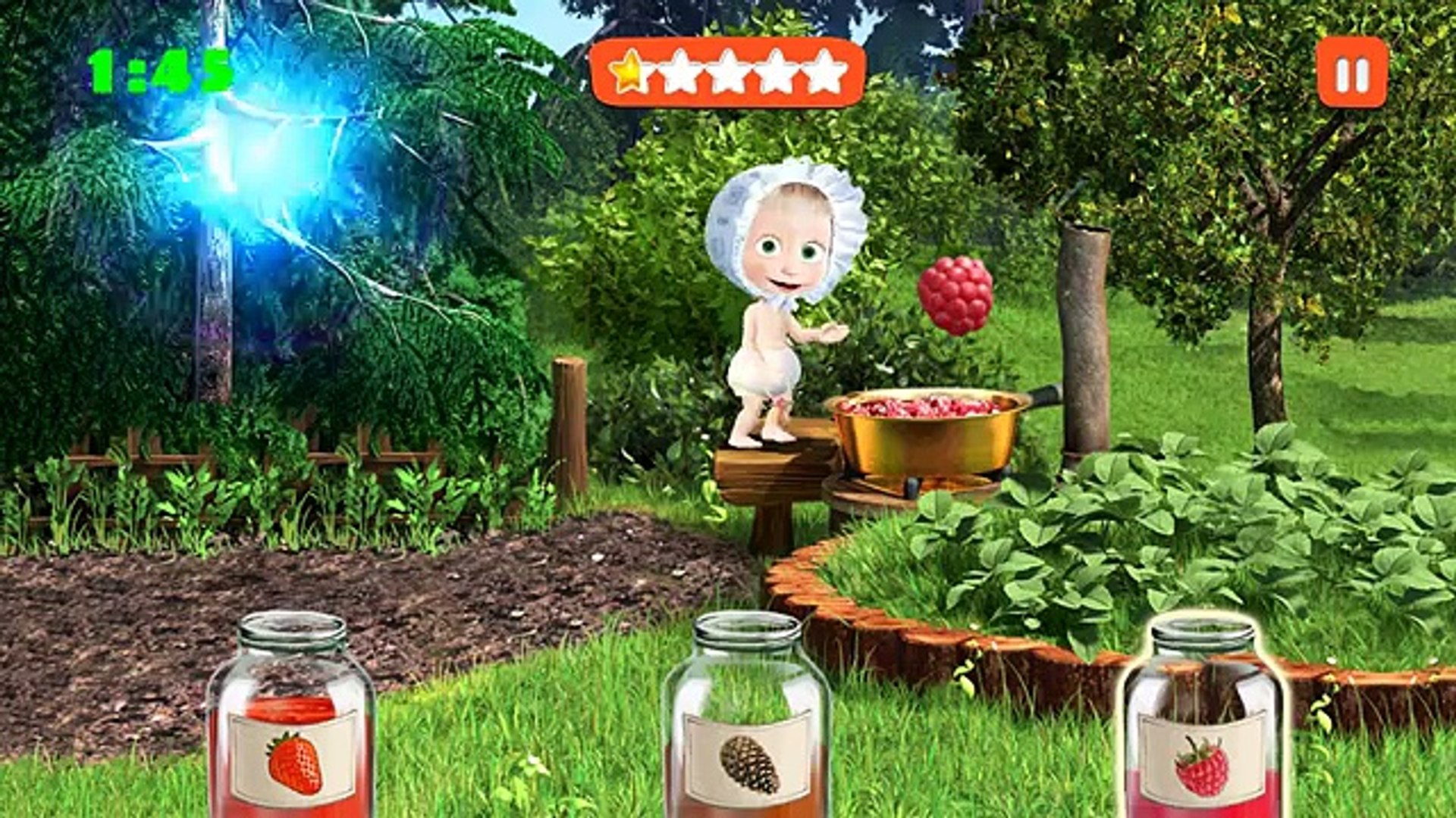 ⁣Маша и Медведь. Игра для Детей - #1 День Варенья. Развивающая мультик-игра для детей.