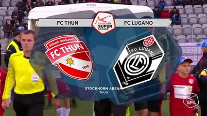 Thun 1:1 Lugano  (Swiss Super League. 5 November 2017)
