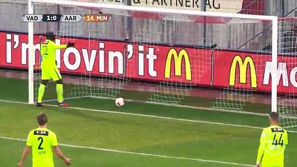Vaduz 4:1 Aarau (Swiss Challenge League. 5 November 2017)