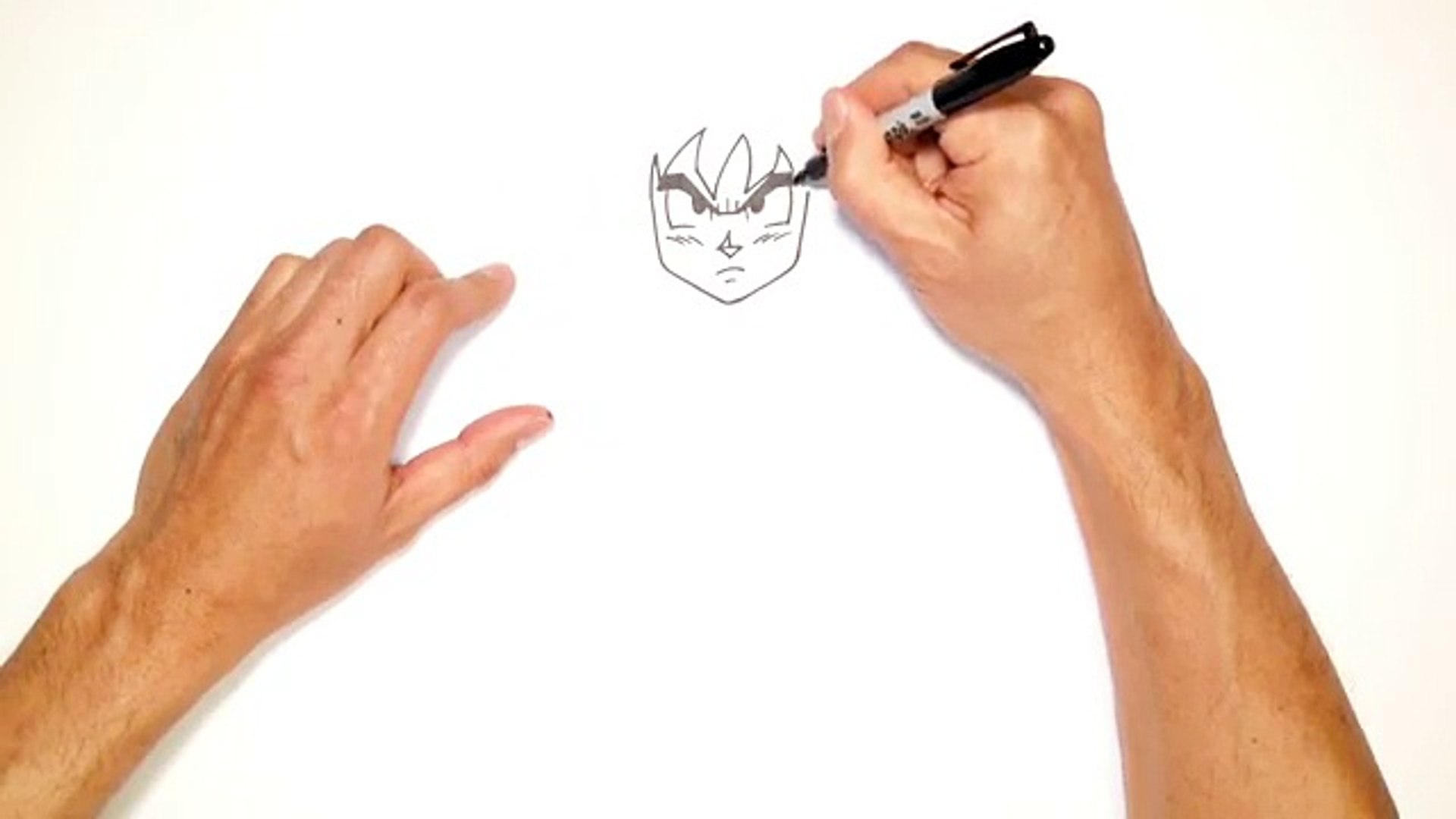 easy gohan drawings