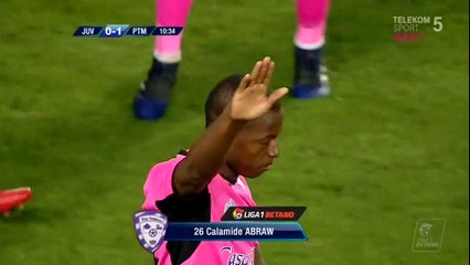 0-1 Camaldine Abraw Goal Romania  Divizia A - 06.11.2017 Juventus Bucuresti 0-1 ACS Poli Timisoara
