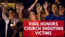 Dozens gather for prayer vigil honouring Texas church shooting victims