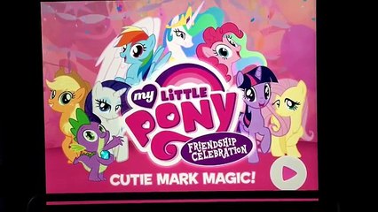 My Little Pony Friendship Celebration App Game NEW CHARACTERS Scans MLP Raritys Booktique Playset