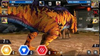 WOOLY MAMMOTH GETS CRUSHED !! - Jurassic World The Game