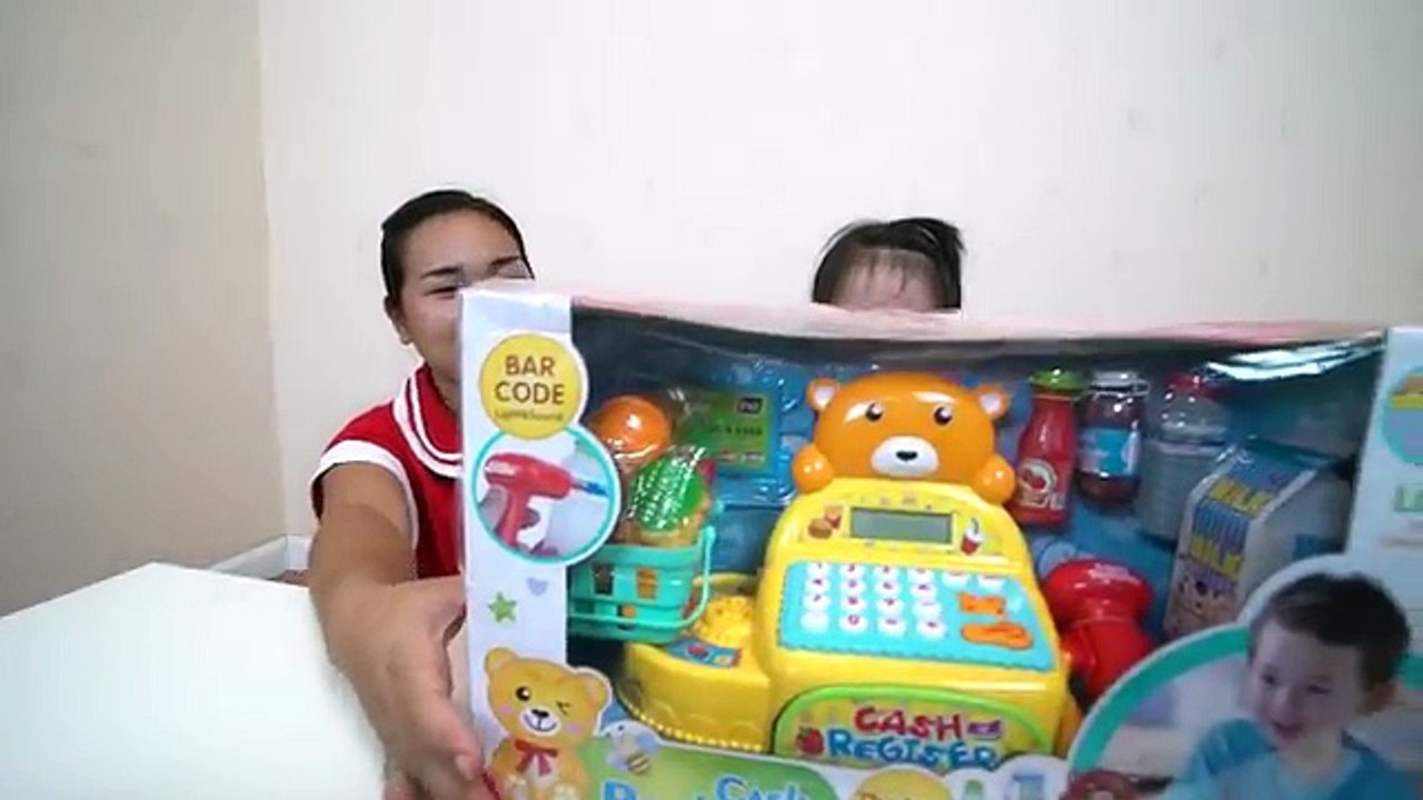 น้องถูกใจ | เล่นขายของด้วยเครื่องแคชเชียร์สแกนบาร์โค๊ด