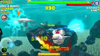 Hungry Shark Evolution - All Special Babies vs Black Crab