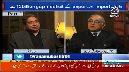 Aaj Rana Mubashir Kay Sath - 6th November 2017