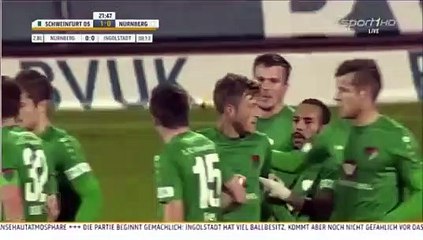 1-0 Marius Willsch Goal Germany  Regionalliga Bayern - 06.11.2017 Schweinfurt 1-0 Nürnberg II