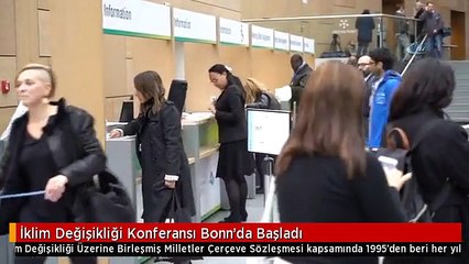 İklim Değişikliği Konferansı Bonn'da Başladı