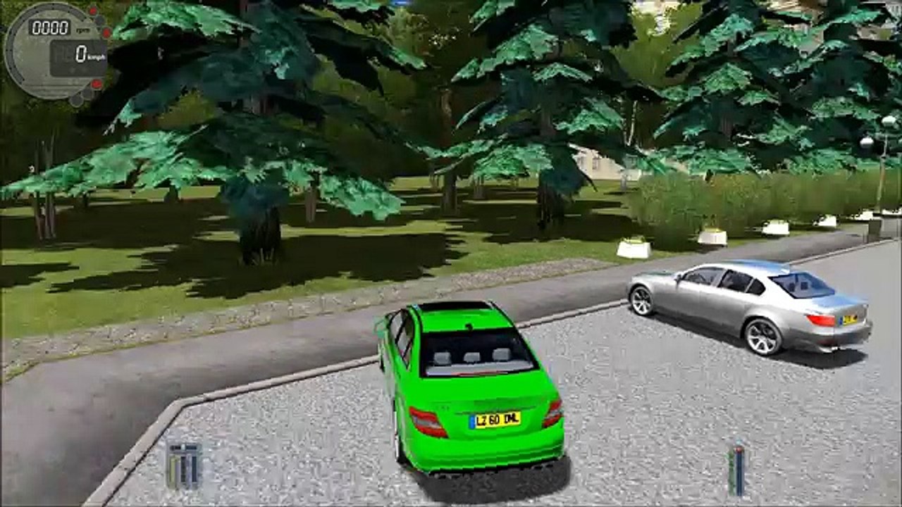 City Car Driving 1.4.0 Mercedes-Benz C63 AMG new [1080P]
