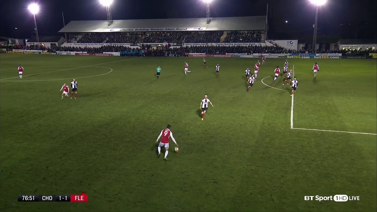 1-1 Devante Cole Goal England  FA Cup  Round 1 - 06.11.2017 Chorley FC 1-1 Fleetwood Town