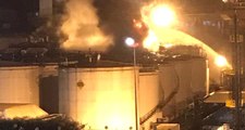 Kocaeli Dilovası'nda Petrol Ürünleri Depolama Terminalinde Yangın Çıktı