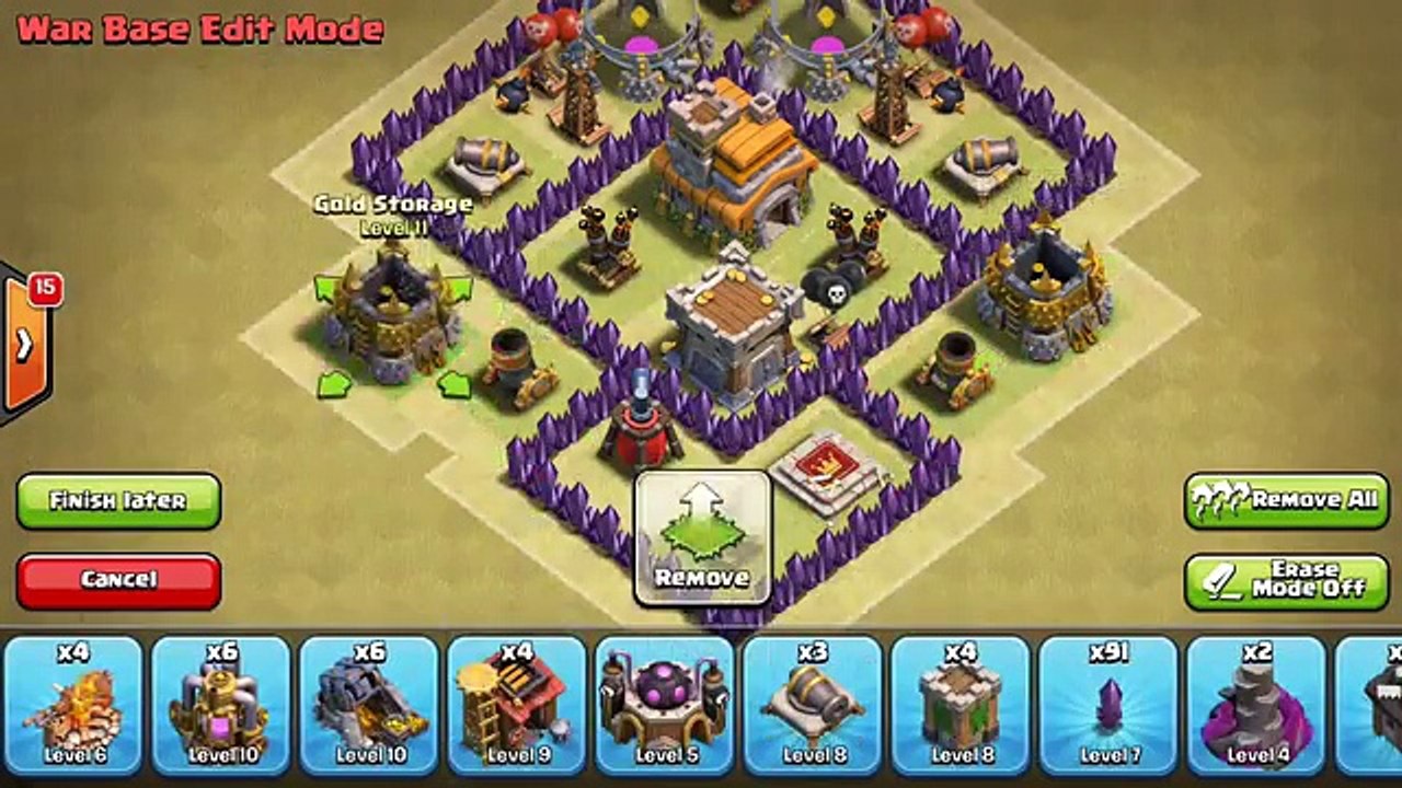 TOP 3 BEST TH7 BASES! - Clash Of Clans - Town Hall 7 War Base Defense 2016!