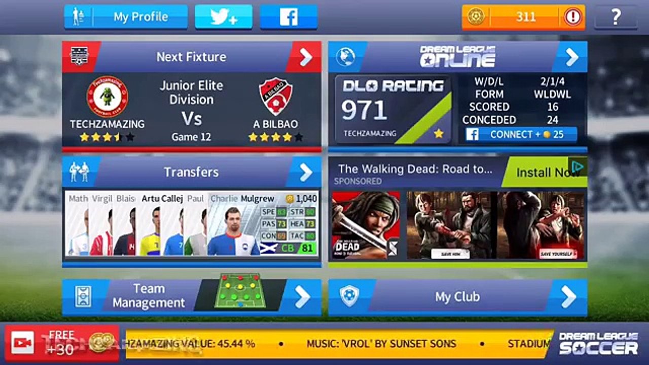 DREAM LEAGUE SOCCER 2017 Android / iOS Gameplay - #2 (DLS 17)