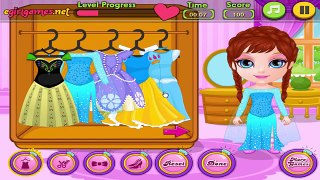 Baby Barbie Princess Costumes - Elsa, Anna, Rapunzel, Ariel and Other Princess Dress Up Game