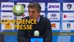 Conférence de presse Havre AC - Stade de Reims (0-0) : Oswald TANCHOT (HAC) - David GUION (REIMS) - 2017/2018