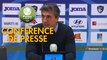 Conférence de presse Havre AC - Stade de Reims (0-0) : Oswald TANCHOT (HAC) - David GUION (REIMS) - 2017/2018