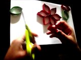 tutorial: ¿ como hacer una nochebuena con rollos de papel higiénico?