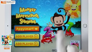 Monkey Math School Sunshine - gameplay for kids