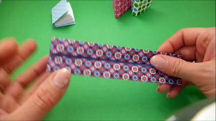 DIY Origami Notizbuch SCHNELL und EINFACH falten, mini modular book easy tutorial, Оригами книжка