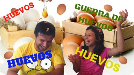 GUERRA DE HUEVOS!!! Entre Padre e Hija