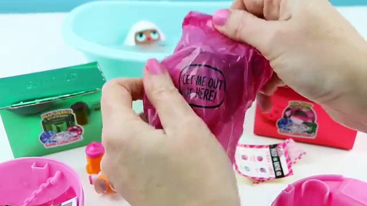 Bath Time! I Open a New LoL Doll, Emerald and Ruby Gem Dig Its!