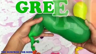 Finger Family Song Learning Colors with Wet Balloons Compilation Nursery Rhyme Colour Song