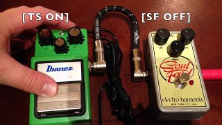 Ibanez TS9 Tube Screamer vs Electro-Harmonix Soul Food