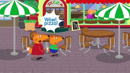 Fox Family Mega Bear in shock PIZZA Full Episodes! Children stolen Pizza Nursery Rhymes