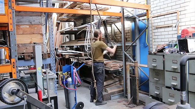 Forging a langseax from a semi truck leaf spring part 3