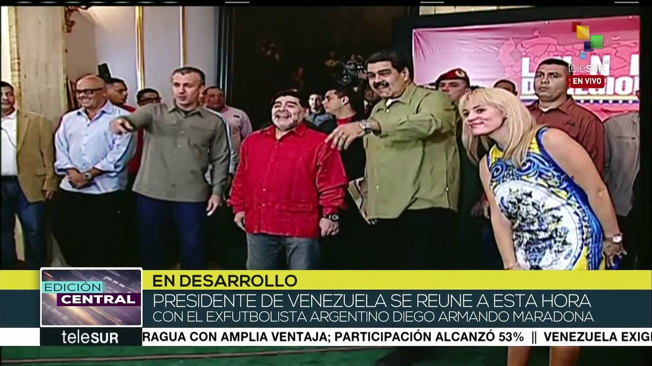 Venezuela: Maradona y teleSUR juntos en "De la Mano del diez"