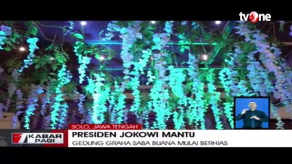 Sambut Pernikahan Kahiyang-Bobby, Gedung Saba Buana Mulai Berhias