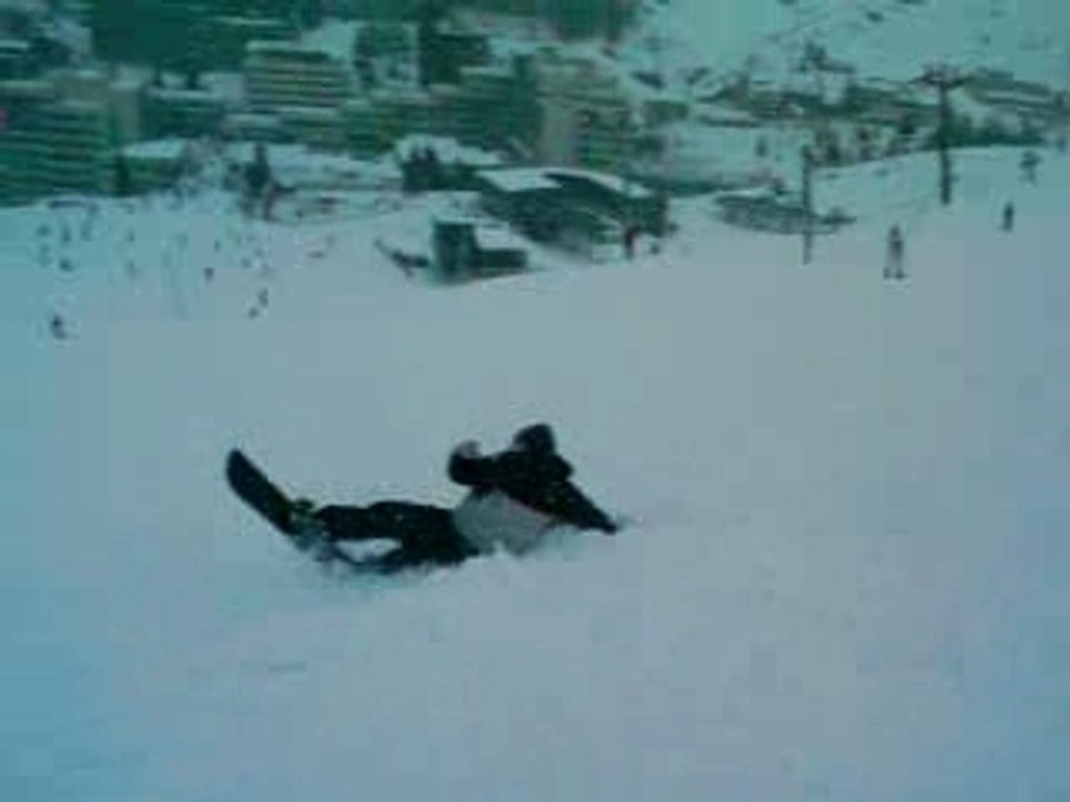 snowboard jump !